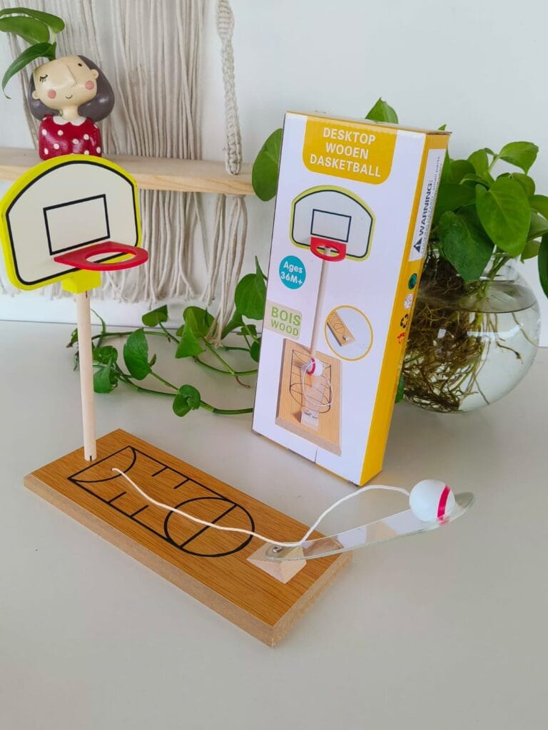 Wooden Desktop Basketball Game - For Kids 6