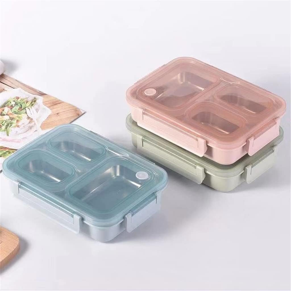 3 partitions leakproof lunch box - For Kids 6