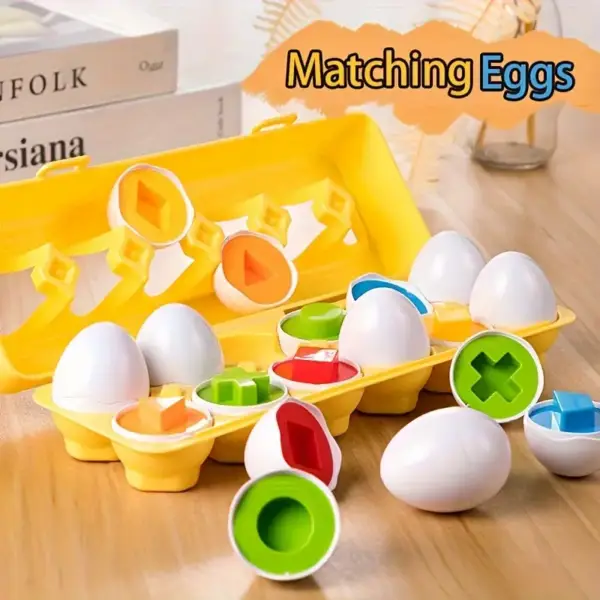 Shapes / Numbers sorting egg set - Image 6