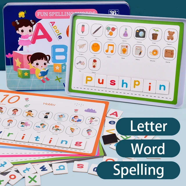 Magnetic fun spelling game - For Kids 6