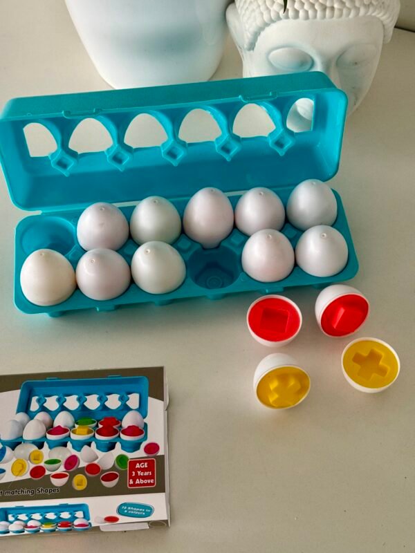 Shapes / Numbers sorting egg set - Image 2