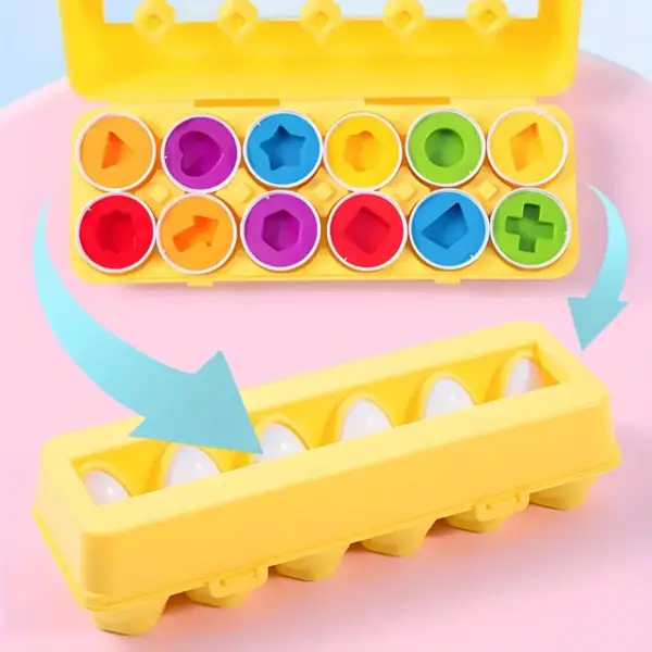 Shapes / Numbers sorting egg set - Image 13