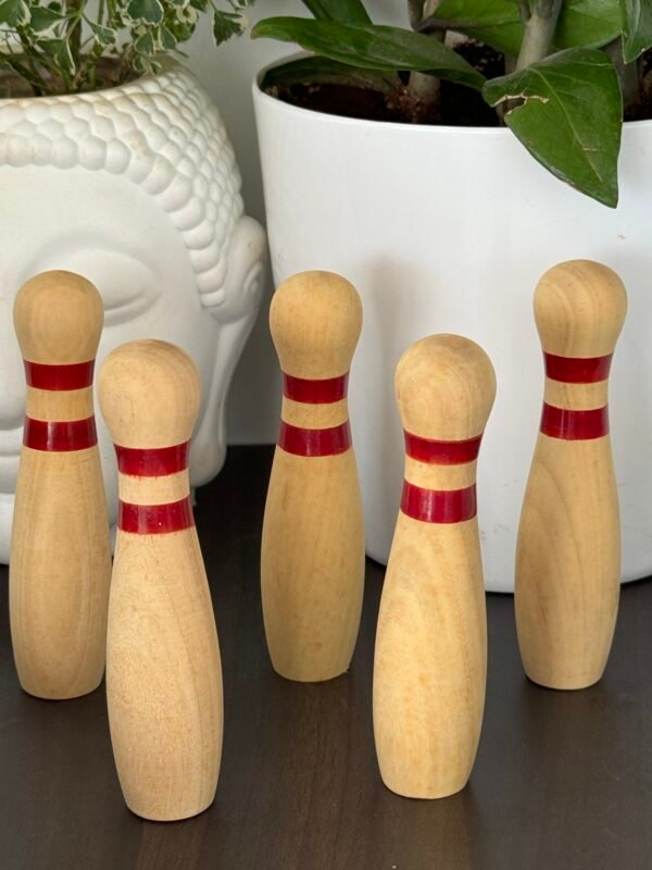 Wooden Pin Bowling Game - Image 5