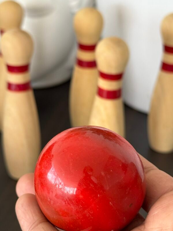 Wooden Pin Bowling Game - Image 2